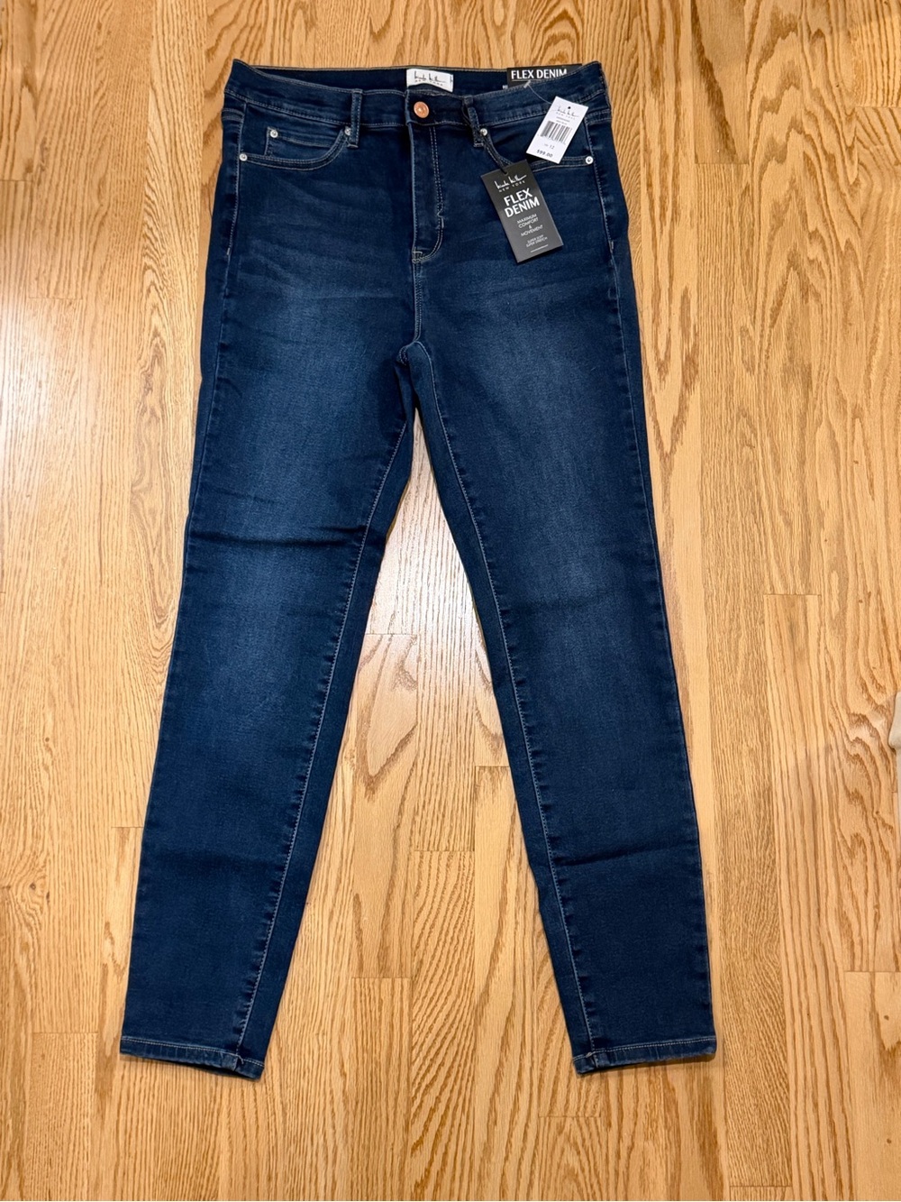 Nicole Miller Dark Blue High Rise Skinny Jeans NWT